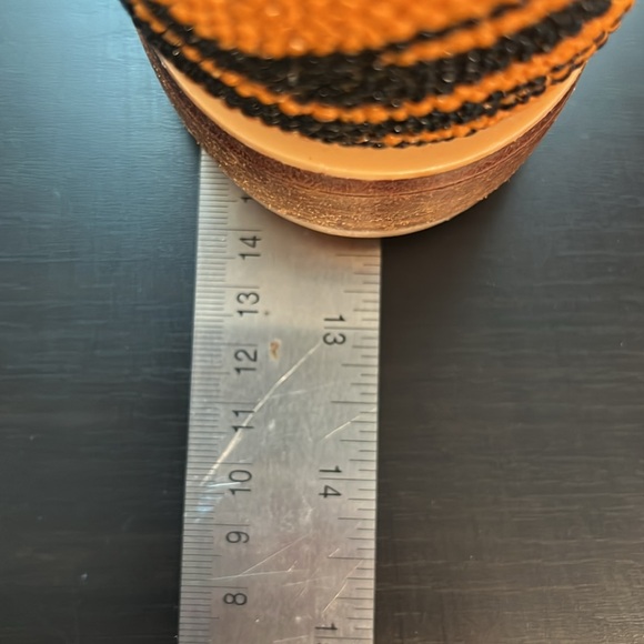 Custom made boots with matching belt tiger stripes - Picture 14 of 17